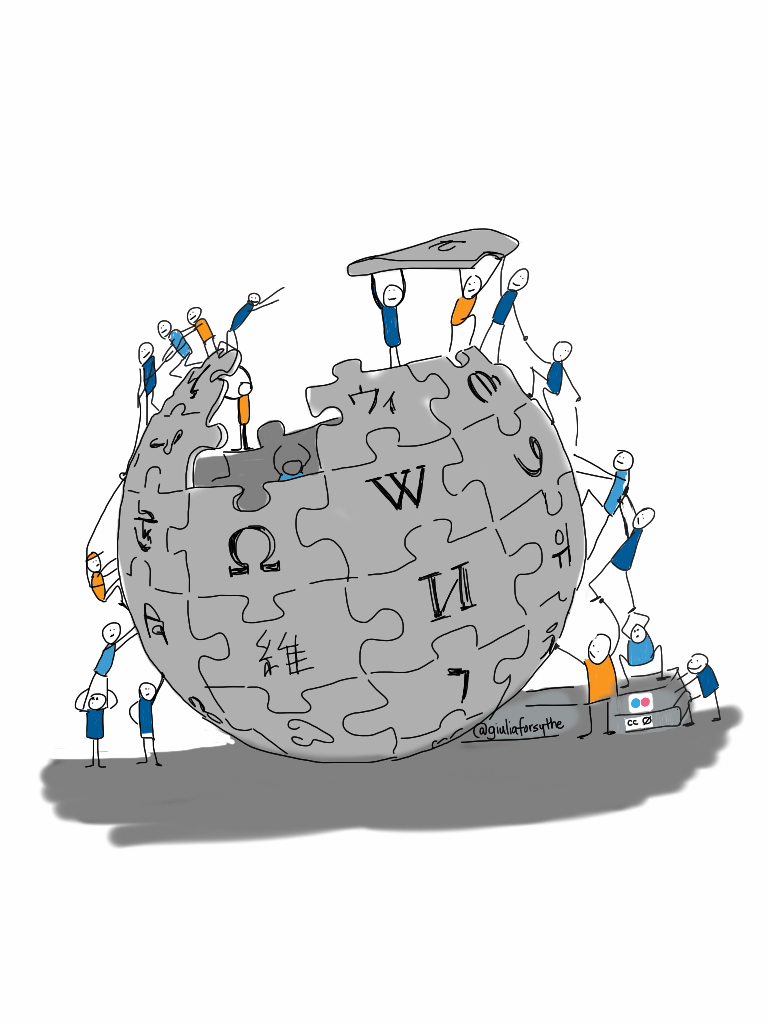 "Wikipedia" by giulia.forsythe is marked with CC0 1.0